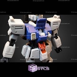 Gundam RX79 Articulated STL Files