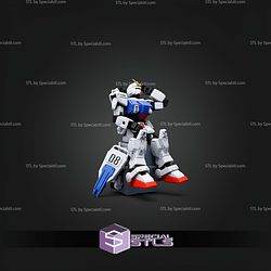 Gundam RX79 Articulated STL Files