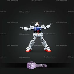 Gundam RX79 Articulated STL Files