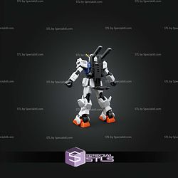 Gundam RX79 Articulated STL Files