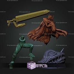 Guts Berserker In Armor 50mm STL Files