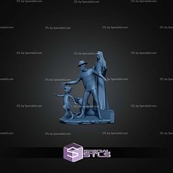 Halloween Horror Character Diorama STL Files