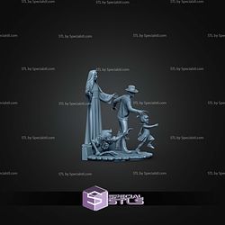 Halloween Horror Character Diorama STL Files