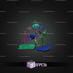Halloween Horror Character Diorama STL Files