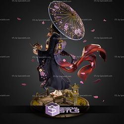 Hannya Maiden Japanese Woman 346mm STL Files