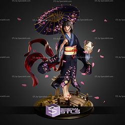 Hannya Maiden Japanese Woman 346mm STL Files