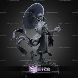 Hannya Maiden Japanese Woman 346mm STL Files