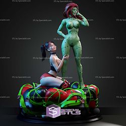 Harley Quinn And Poison Ivy Semi Realistic STL Files