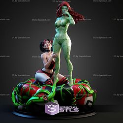 Harley Quinn And Poison Ivy Semi Realistic STL Files