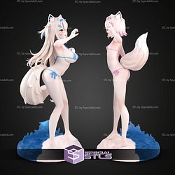 Hololive Fuwawa And Mococo Abyssgard Beach STL Files