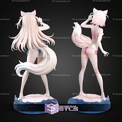 Hololive Fuwawa And Mococo Abyssgard Beach STL Files