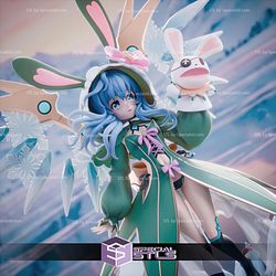 Ice Princess Yoshino Date A Live 279mm STL Files