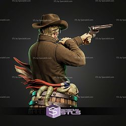 Jonah Hex Portrait Bust 300mm STL Files