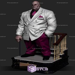 Kingpin Museum Pose On Stair STL Files