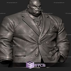 Kingpin Museum Pose On Stair STL Files