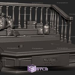 Kingpin Museum Pose On Stair STL Files
