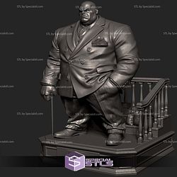 Kingpin Museum Pose On Stair STL Files