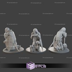 Knight Templar Pack 1 25 Scale STL Files
