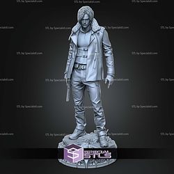 Leon Resident Evil in Coat STL Files