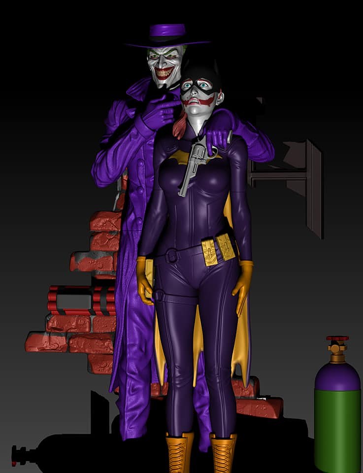 Joker and Batgirl Fanart