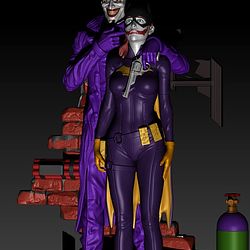 Joker and Batgirl Fanart