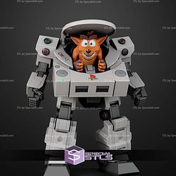 Mecha PS1 Crash Bandicoot 209mm STL Files