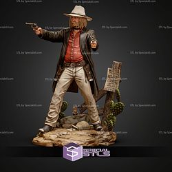 Micah Bell Red Dead Redemption 2 STL Files
