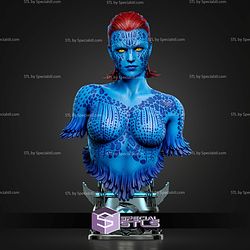 Mystique Portrait Bust 374mm STL Files