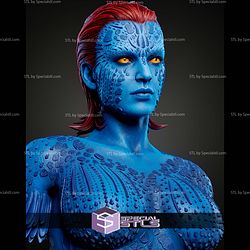 Mystique Portrait Bust 374mm STL Files