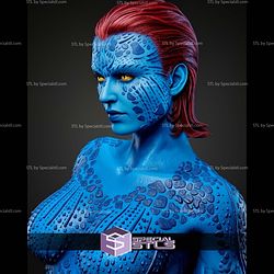 Mystique Portrait Bust 374mm STL Files