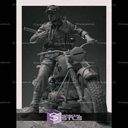 Motorcycle Scout WW2 STL Files