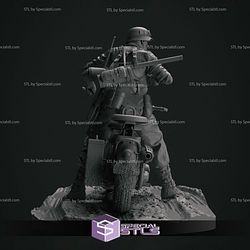 Motorcycle Scout WW2 STL Files