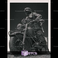 Motorcycle Scout WW2 STL Files