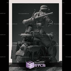 Motorcycle Scout WW2 STL Files