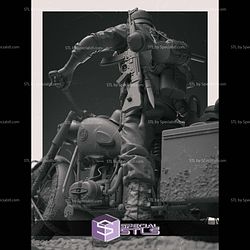 Motorcycle Scout WW2 STL Files