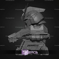 Nugundam Head Bust STL Files