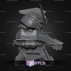 Nugundam Head Bust STL Files