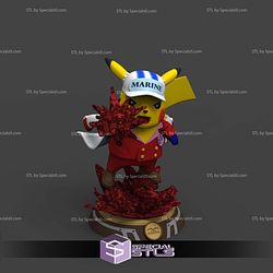 Pikachu One Piece Admirals Cosplay STL Files