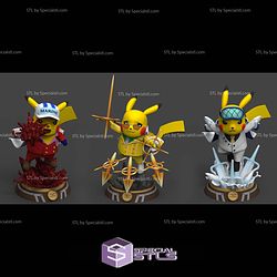 Pikachu One Piece Admirals Cosplay STL Files