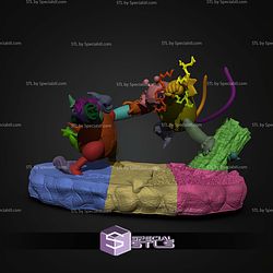 Pokemon Battle Diorama Magmortar Vs Electivire STL Files