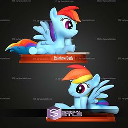Rainbow Dash V3 STL Files
