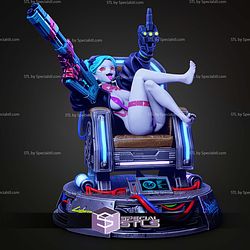 Rebecca Attractive Cyberpunk Edgerunners 302mm STL Files