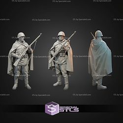 Russian Soldier WW2 1 16 Scale STL Files