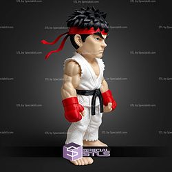 Ryu Street Fighter No Ams Multipart STL Files