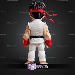 Ryu Street Fighter No Ams Multipart STL Files
