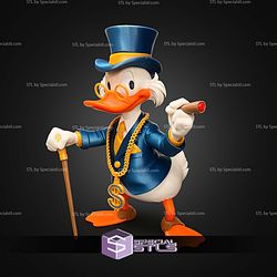 Scrooge McDuck Rich Man No AMS Multipart STL Files