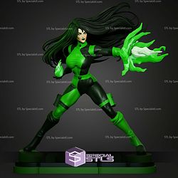 Shego Semi Realistic In Action STL Files