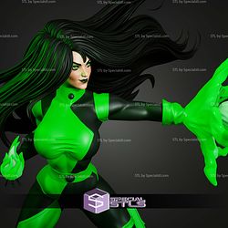 Shego Semi Realistic In Action STL Files