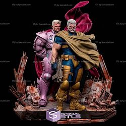 Stryfe Vs Cable Diorama STL Files