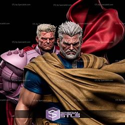 Stryfe Vs Cable Diorama STL Files